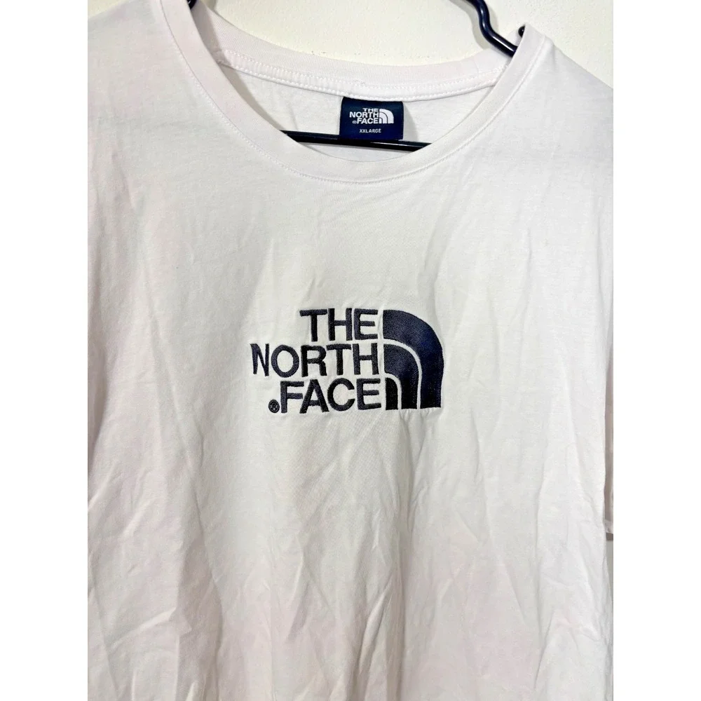 The North Face Men's XXL T-Shirt White Embroidered